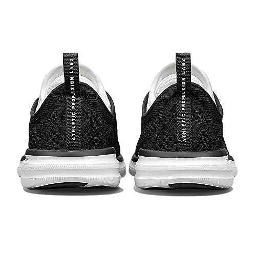 APL: Athletic Propulsion Labs Women's Techloom Phantom Sneakers, Black/White/White, 8