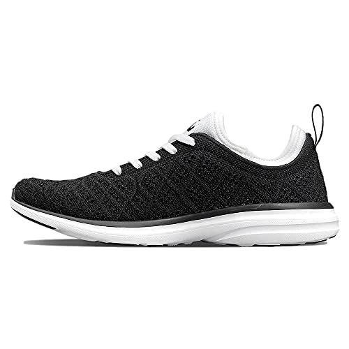 APL: Athletic Propulsion Labs Women's Techloom Phantom Sneakers, Black/White/White, 8