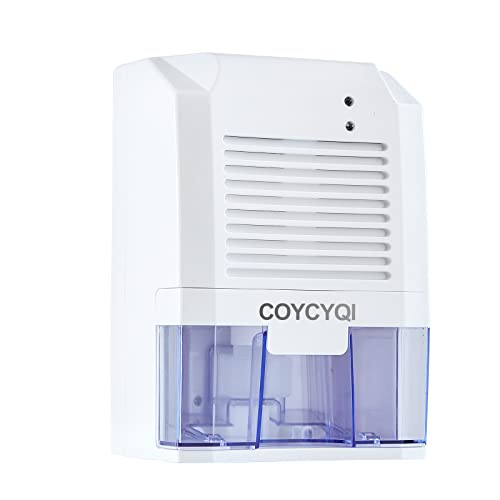 COYCYQI Portable Mini Dehumidifier for Home, RV, Bathroom, Bedroom, Closet, Car, Room, Ultra-Quiet USB Small Dehumidifier with 17oz Capacity, 2200 Cubic Feet (215 sq ft)