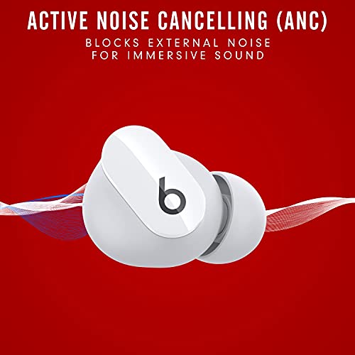 Beats Studio Buds – True Wireless Noise Cancelling Earbuds - White (Renewed)