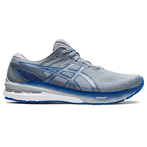 ASICS Men's GT-2000 10 Running Shoes, 11, Sheet Rock/Electric Blue