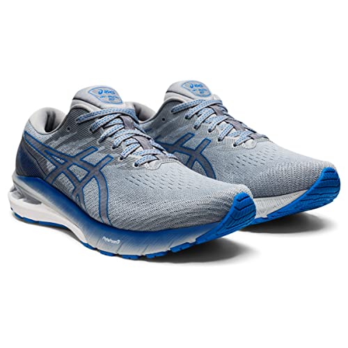 ASICS Men's GT-2000 10 Running Shoes, 11, Sheet Rock/Electric Blue