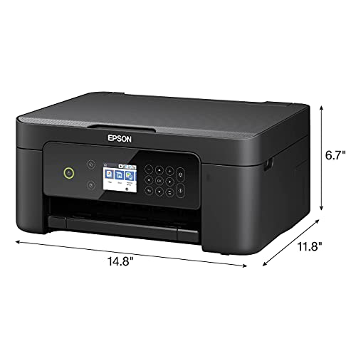 Epson Expression Home XP 4000 Series Wireless All-in-One Color Inkjet Printer/Print, Copy, Scan/White (Renewed)