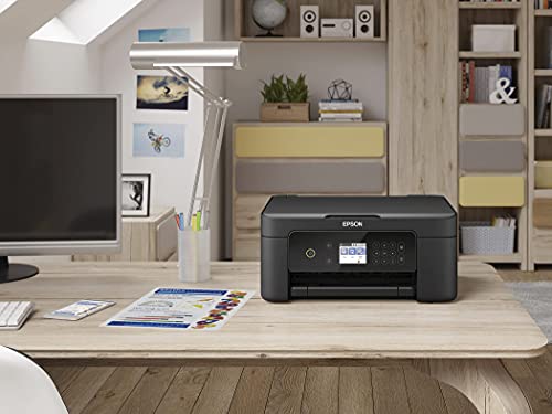 Epson Expression Home XP 4000 Series Wireless All-in-One Color Inkjet Printer/Print, Copy, Scan/White (Renewed)