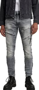 g-star raw men's airblaze 3d skinny fit jeans, faded seal grey, 32w x 32l