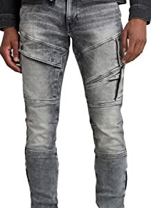 G-Star Raw Men's Airblaze 3D Skinny Fit Jeans, Faded Seal Grey, 32W x 32L