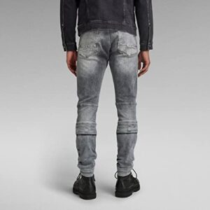 G-Star Raw Men's Airblaze 3D Skinny Fit Jeans, Faded Seal Grey, 32W x 32L