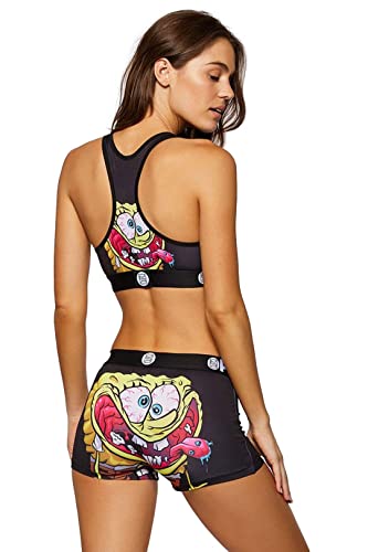 PSD Women's Sb Krusty Pants Boy Shorts, Black, S