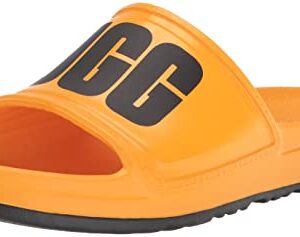 UGG Men's Wilcox Slide Sandal, Saffron, 13