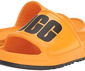 UGG Men's Wilcox Slide Sandal, Saffron, 13