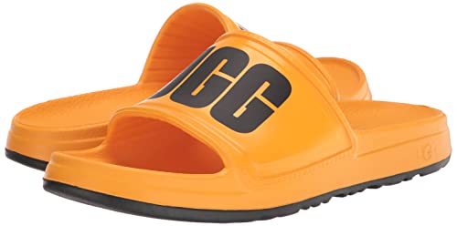 UGG Men's Wilcox Slide Sandal, Saffron, 13