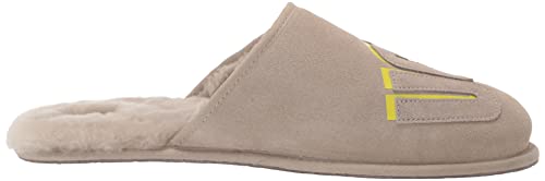 UGG Men's Scuff Graphic Shadow Slipper, Pumice, 11