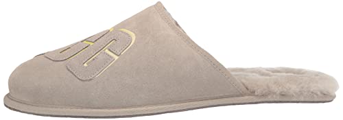 UGG Men's Scuff Graphic Shadow Slipper, Pumice, 11