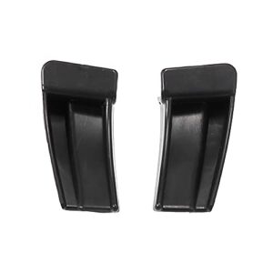 X AUTOHAUX 1Pair Car Roof Hardtop Rain Diverters ABS Water Gutter Extension Block for Jeep Wrangler JL 2018-2020