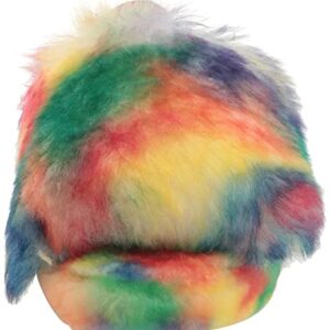 UGG All Gender Adult Fluff Yeah Pride Slipper, Rainbow, Women's Size 5 / Men's Size 3