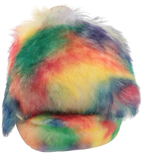 UGG All Gender Adult Fluff Yeah Pride Slipper, Rainbow, Women's Size 5 / Men's Size 3