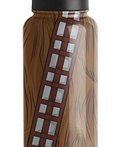 Simple Modern Star Wars Chewbacca Water Bottle with Straw Lid Vacuum Insulated Stainless Steel Metal Thermos | Gifts for Women Men Reusable Leak Proof Flask | Summit Collection | 32oz Chewbacca