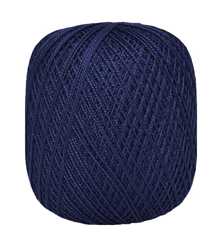 Ciruclo Queen Yarn for Crocheting and Knitting Yarn - 100% Egyptian Cotton Yarn, Combed, Gassed and Mercerized - Crochet Thread - Lace Thread, 8/2, 741 yds, 3.5 oz – Teal Yarn - 2856