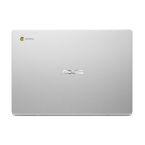 ASUS Chromebook C423, 14.0" FHD NanoEdge-display with 180 Degree-Hinge, Intel Celeron N3350-Processor, 4GB-RAM, 32GB eMMC Storage, Zero-Touch Enrollment, Chrome OS, Silver, C423NA-DB42F