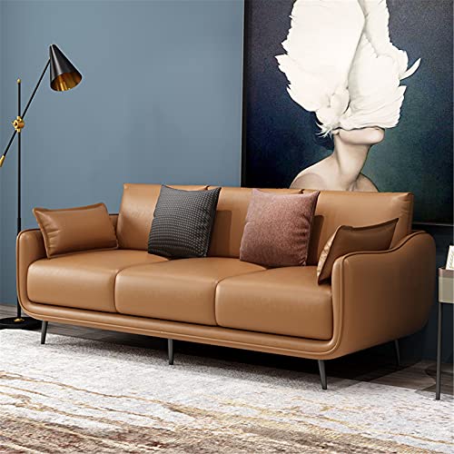 ANYURAN PU Leather Corner Sofa, Single+Small Double+Triple Modern Corner Couch Settee for Living Room Office Lounge