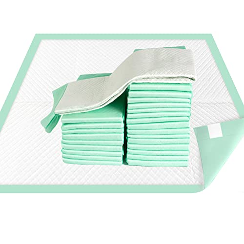 MILDPLUS Disposable Underpads with Adhesive Tapes 23'' X 36'' Chucks Pads Heavy Absorbency Incontinence Pads, Waterproof Pee Pads, Thicker Chux Pads for Unisex Adult, Kids and Pet (40 Count)