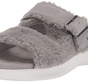 Koolaburra by UGG Women's PASEA Slide Sandal, Wild Dove, 10