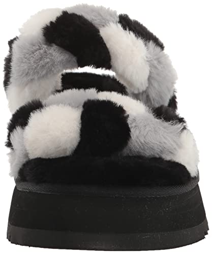 Koolaburra by UGG Women's YA-Baby Slide Sandal, Black Multi, 5