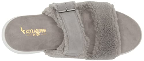 Koolaburra by UGG Women's PASEA Slide Sandal, Wild Dove, 11