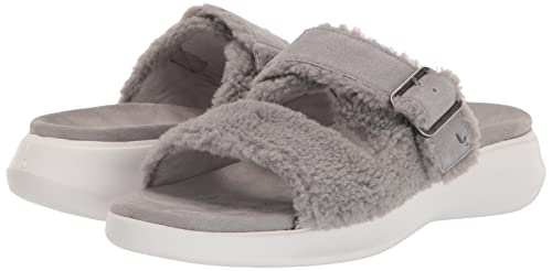 Koolaburra by UGG Women's PASEA Slide Sandal, Wild Dove, 11