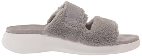 Koolaburra by UGG Women's PASEA Slide Sandal, Wild Dove, 11