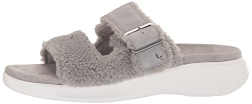 Koolaburra by UGG Women's PASEA Slide Sandal, Wild Dove, 11