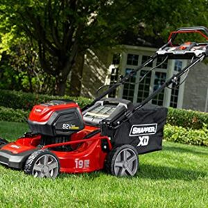 Snapper XD 82V MAX Step Sense Cordless Electric 19-Inch Lawn Mower Kit with (2) 2.0 Batteries and (1) Rapid Charger (Renewed)