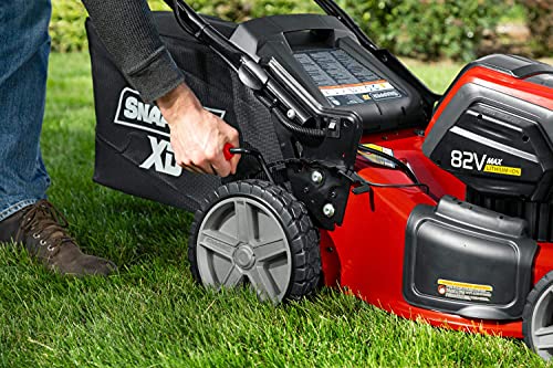 Snapper XD 82V MAX Step Sense Cordless Electric 19-Inch Lawn Mower Kit with (2) 2.0 Batteries and (1) Rapid Charger (Renewed)