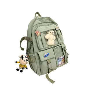 Micjcit College Student Backpack Waterproof And Wear-Resistant Leisure Business Sports Backpack Computer Bag Free Doll