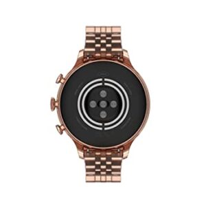 Fossil Women's GEN 6 Touchscreen Smartwatch with Speaker, Heart Rate, NFC, and Smartphone Notifications, Rose Gold, Bracelet