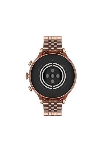 Fossil Women's GEN 6 Touchscreen Smartwatch with Speaker, Heart Rate, NFC, and Smartphone Notifications, Rose Gold, Bracelet