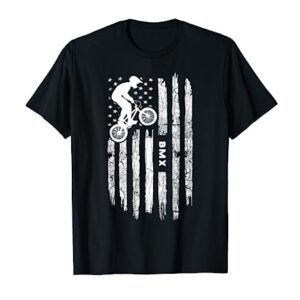 American Flag BMX Clothing - BMX Rider Vintage BMX T-Shirt