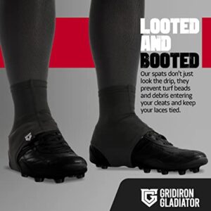 Gridiron Gladiator Cleat Covers - Football Spats - Football Cleat Socks - Cleat Spats for Soccer, Baseball & Softball