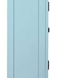 Signature Design by Ashley Nalinwood Modern Accent Cabinet with Lattice Doors, Teal Blue