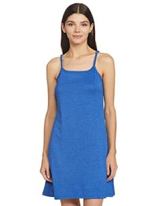 stylore nightgown for women soft sleeveless short sleepwear melange blue xl