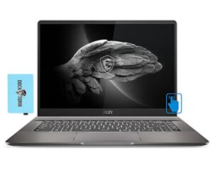 msi creator z16 a11uet-013 16" premium professional laptop (intel i7-11800h 8-core, 64gb ram, 1tb pcie ssd, rtx 3060, 16" touch wide qxga (2560x1600), fingerprint, wifi, win 10 pro) with hub