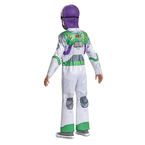 Disney Pixar Lightyear Buzz Space Ranger Costume for Kids, Deluxe Official Disney Lightyear Costume Outfit, Child Size Small (4-6)