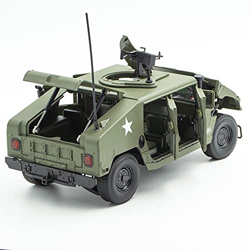 Supdex Die Cast Model Cars, 1/18 Scale Diecast Cars Metal Military Vehicles Toys, Army Toys Kids Car Friction Powered Armored Vehicle Model, Decorative Toy for Military Enthusiasts