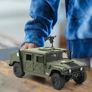 Supdex Die Cast Model Cars, 1/18 Scale Diecast Cars Metal Military Vehicles Toys, Army Toys Kids Car Friction Powered Armored Vehicle Model, Decorative Toy for Military Enthusiasts