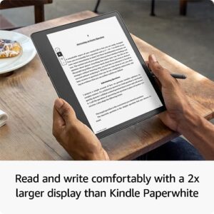 Kindle Scribe (16 GB) the first Kindle for reading, writing, journaling and sketching - with a 10.2” 300 ppi Paperwhite display, includes Premium Pen