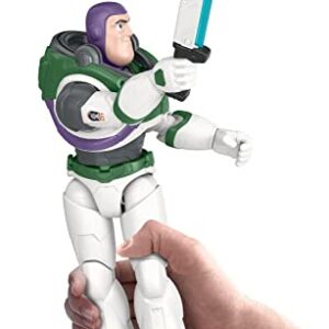 Mattel Lightyear Toys, Talking Buzz Lightyear 12 Inch Action Figure with Motion, Light and Sound, Laser Blade Action