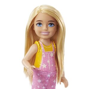 Barbie It Takes Two Doll & Accessories, Camping Playset with Owl, Sleeping Bag & Accessories, Blonde Chelsea Small Doll