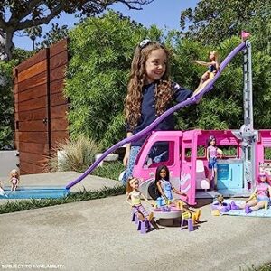 Barbie It Takes Two Stacie Doll & Accessories, Camping Playset with Doll, Pet Tent, Puppy, Sticker Sheet & Accessories