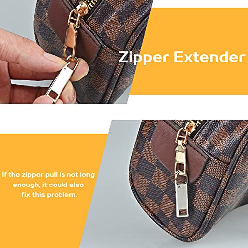 1 one enjoy Upgraded Zipper Pull Replacement Metal Zipper Handle Mend Fixer Zipper Tab Repair for Shoes Luggage Suitcases Bag Jacket (8 PCS)