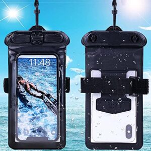 puccy case cover, compatible with infinix smart 3 black waterproof pouch dry bag (not screen protector film)
